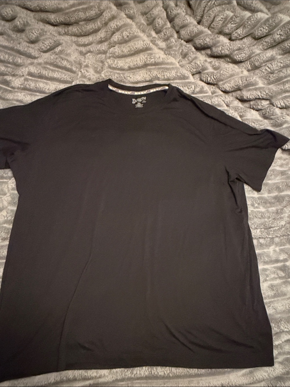 Duluth Trading Co Black Short Sleeve Crew T-Shirt